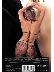 TUTA SEXY CATSUIT CON MASCHERA SEX  MISURA UNICA