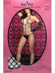 TUTA SEXY CATSUIT A RETE GRIGLIATA MISURA UNICA