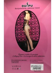 TUTA SEXY CATSUIT A RETE GRIGLIATA MISURA UNICA