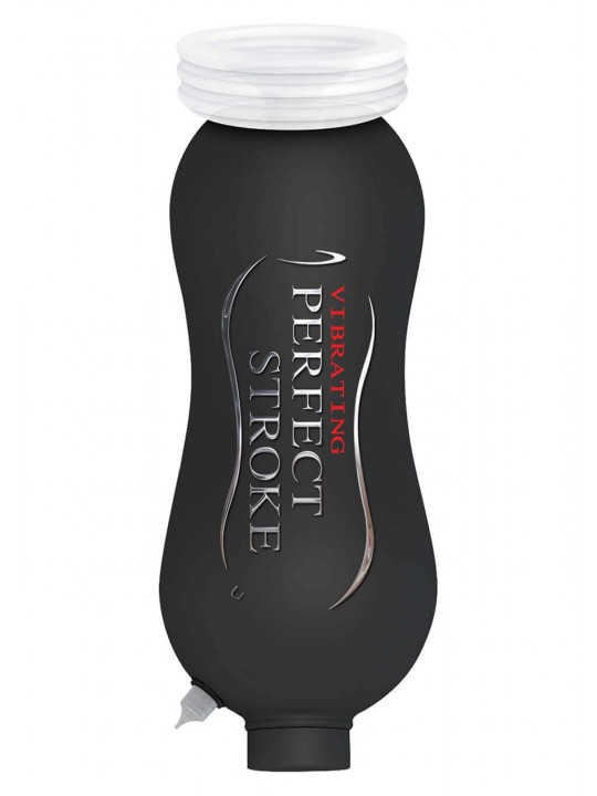Masturbatore con mini vibratore VIBRATING PERFECT STROKE