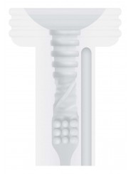 Masturbatore con mini vibratore VIBRATING PERFECT STROKE