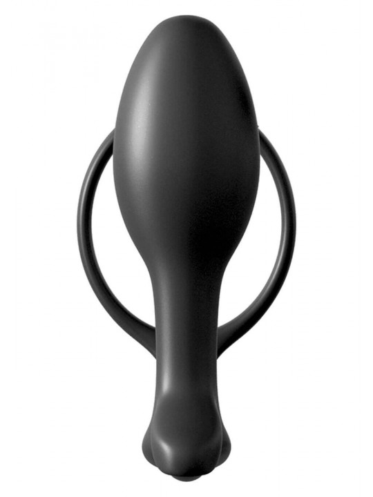 STIMOLATORE PROSTATA Ass Gasm Cock Ring Beginners Black