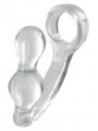 STIMOLATORE PROSTATA PLUG ANALE POWER PLUG & PENISRING CLEAR STIMOLATORE PROSTATA PLUG ANALE POWER PLUG & PENISRING CLEAR