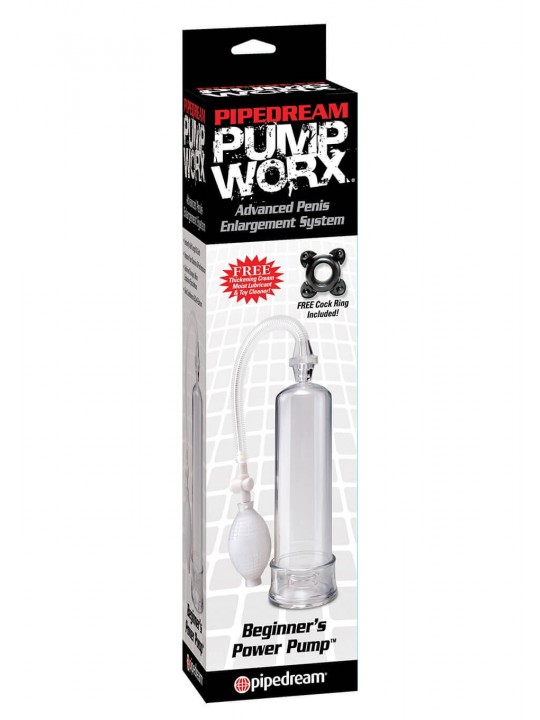 POMPA ALLUNGAMENTO PENE PW BEGINNERS POWER PUMP CLEAR