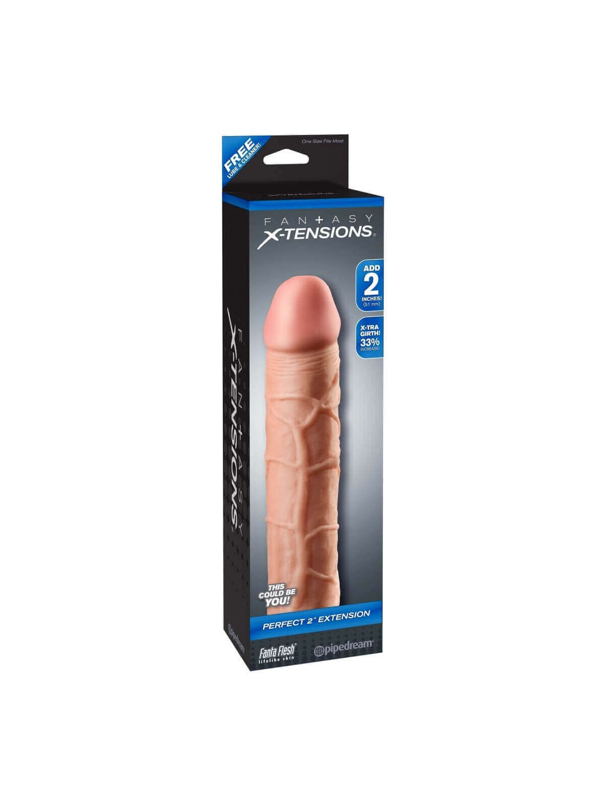 Mega Estensione Pene Fantasy X-Tensions Colore Caramello Brown Mega Estensione Pene Fantasy X-Tensions Colore Caramello Brown
