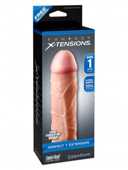 Mega Estensione Pene Fantasy X-Tensions Colore Caramello Brown