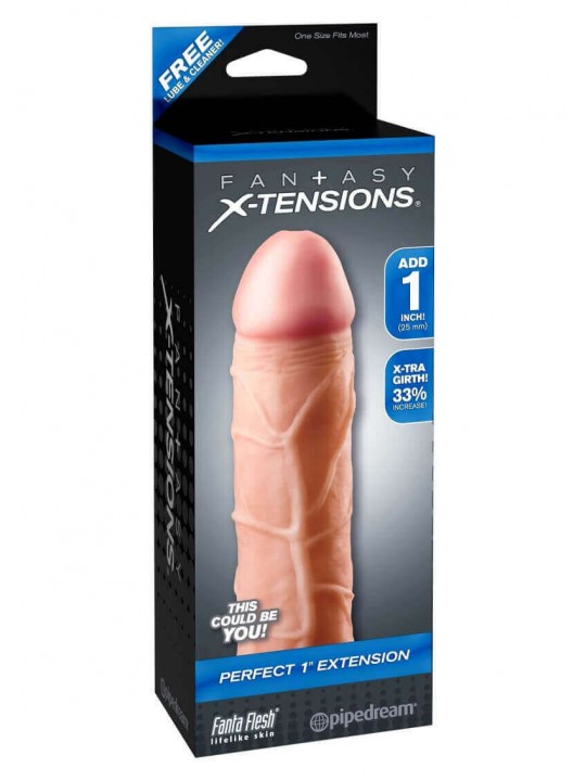 Mega Estensione Pene Fantasy X-Tensions Colore Caramello Brown Mega Estensione Pene Fantasy X-Tensions Colore Caramello Brown