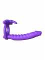 ANELLO CON VIBRATORE RABBIT E ANALE Double Delight ANELLO CON VIBRATORE RABBIT E ANALE Double Delight