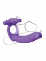ANELLO CON VIBRATORE RABBIT E ANALE Double Delight ANELLO CON VIBRATORE RABBIT E ANALE Double Delight