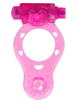 Anello vibrante POWER O VIBRATING COCK RING PINK