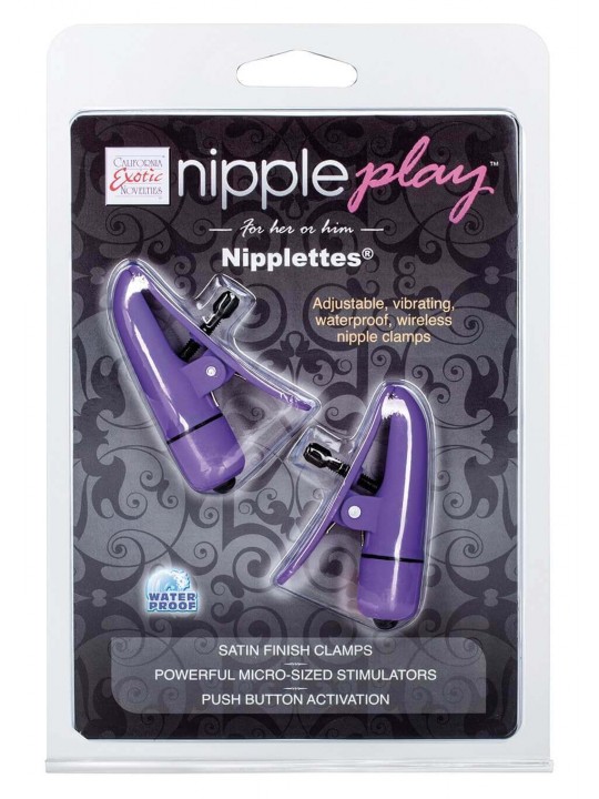 Pinze per capezzoli NIPPLETTES PURPLE