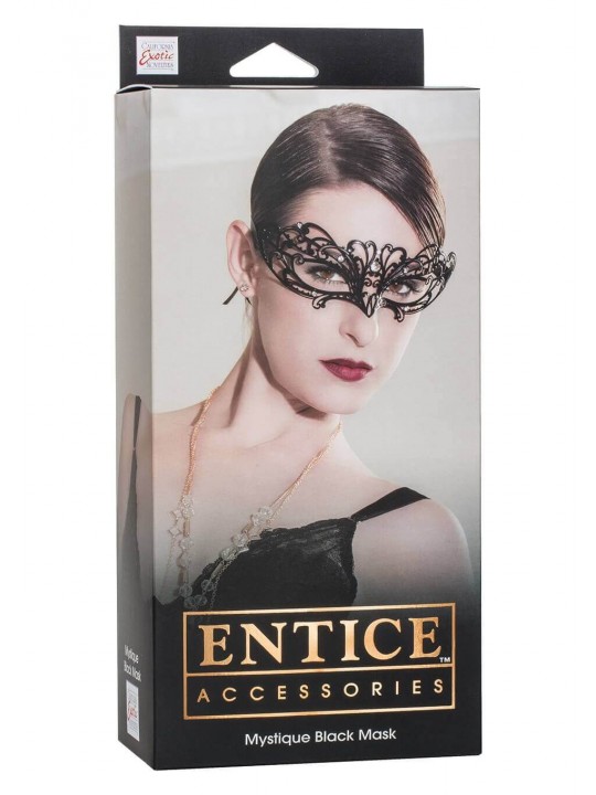 Maschera veneziana MYSTIQUE MASK BLACK