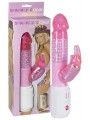 VIBRATORE 'SPARKLING CLEAR RABBIT' CON STIMOLATORE CLITORIDE VIBRATORE 'SPARKLING CLEAR RABBIT' CON STIMOLATORE CLITORIDE