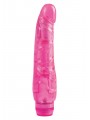 Vibratore Realistico Jelly JUICY JEWELS VIBE PINK SAPPHIRE Vibratore Realistico Jelly JUICY JEWELS VIBE PINK SAPPHIRE