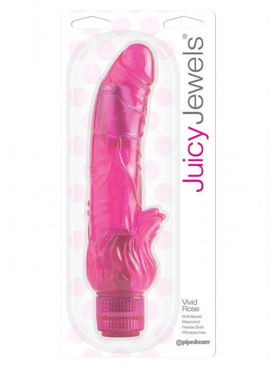 Vibratore Rabbit Jelly JUICY JEWELS VIBE VIVID ROSE Vibratore Rabbit Jelly JUICY JEWELS VIBE VIVID ROSE