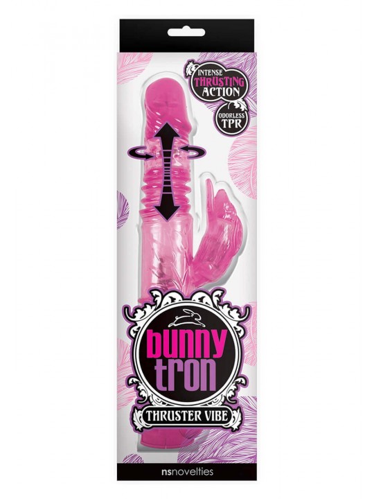 Vibratore rabbit Bunnytron Thruster Vibe Pink