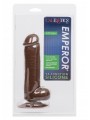 Fallo e Vibratore con Ventosa Emperor 10 Funzioni Color Carne