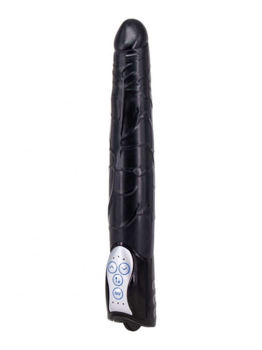 Vibratore Long John Color Carne e Nero