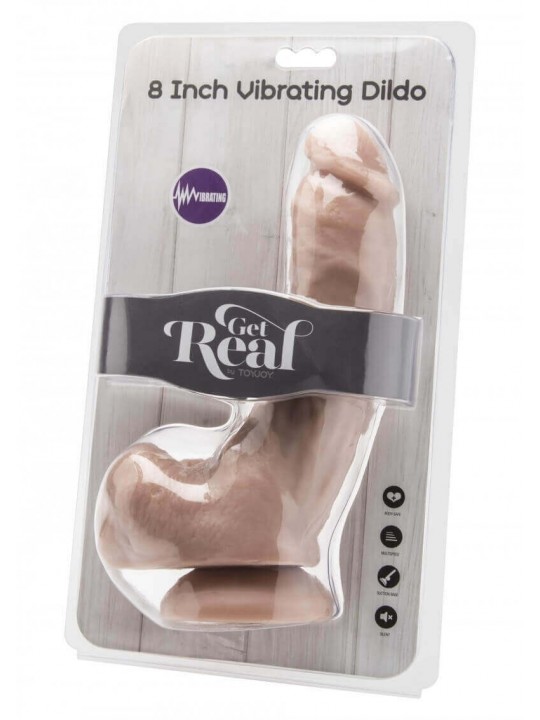 Super Vibratore Realistico con Ventosa 22 cm