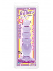 DILDO PLUG ANALE CRYSTAL JELLIES ANAL DELIGHT VIOLA