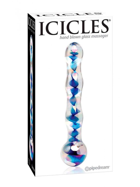 Fallo in vetro ICICLES NO 8 - HAND BLOWN MASSAGER Fallo in vetro ICICLES NO 8 - HAND BLOWN MASSAGER