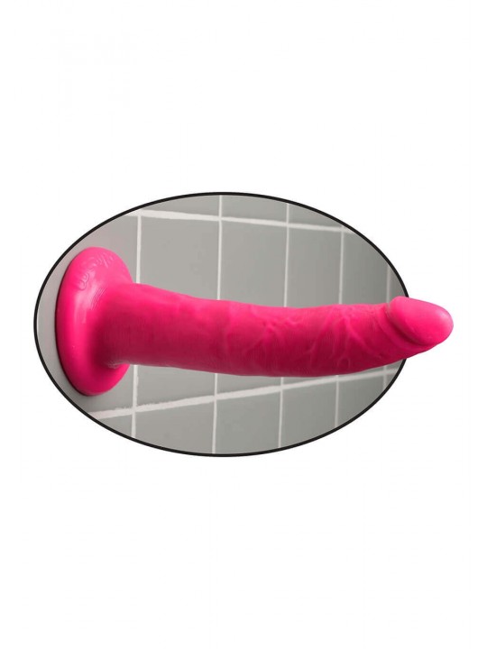 Dildo Realistico DILDO 7 INCH SLIM PINK Dildo Realistico DILDO 7 INCH SLIM PINK