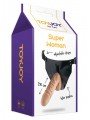 Fallo Strap-On SUPERWOMAN STRAP-ON FLESH Fallo Strap-On SUPERWOMAN STRAP-ON FLESH