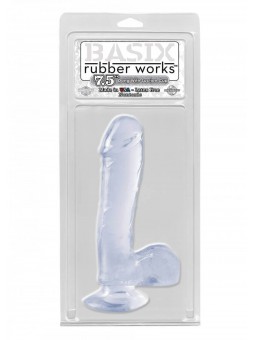 Dildo in Jelly Basix 7,5 Trasparente