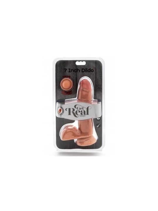 Dildo Realistico Dual Density Dildo7 Inch Balls Dildo Realistico Dual Density Dildo7 Inch Balls