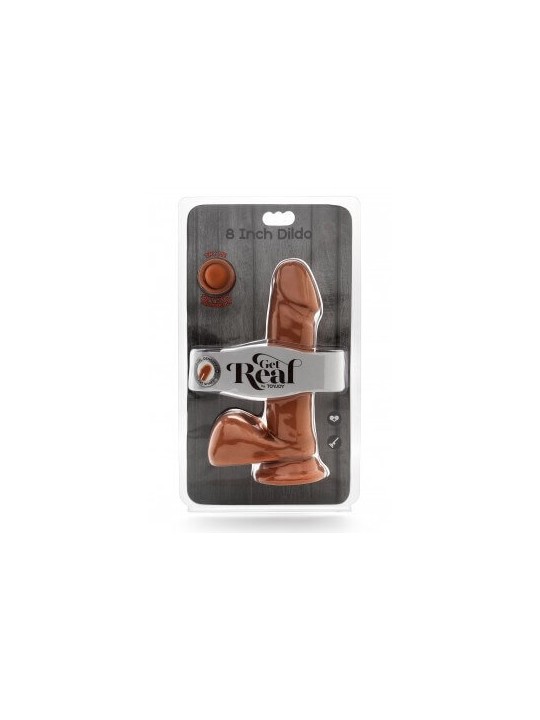 Dildo Realistico Dual Density 8 Inch Balls Dildo Realistico Dual Density 8 Inch Balls