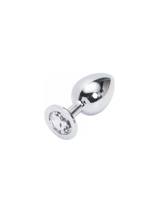Plug anal argento Large 12 cm