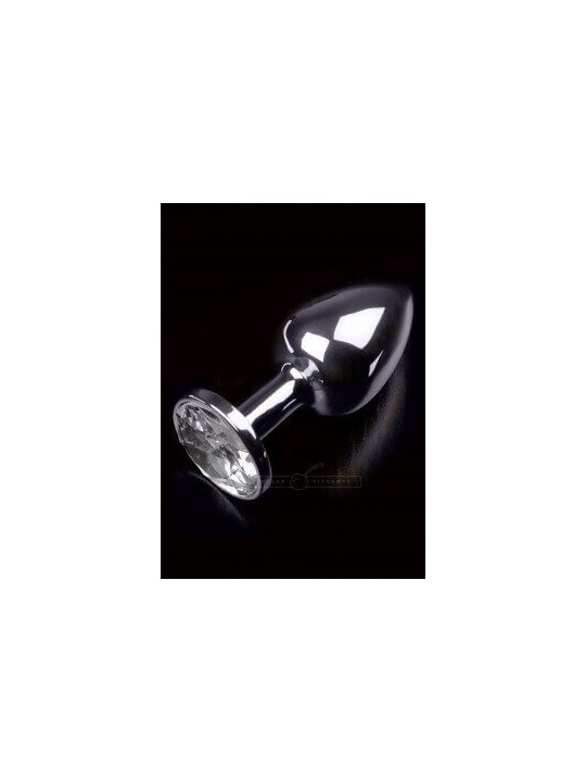 Plug anal argento Large 12 cm
